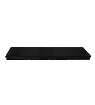 Black Granite Hearths for Gas and Electric Fires