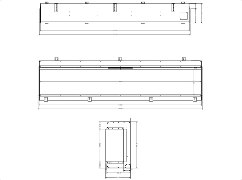 Evonic Volektra 2400 Built-In Electric Fire