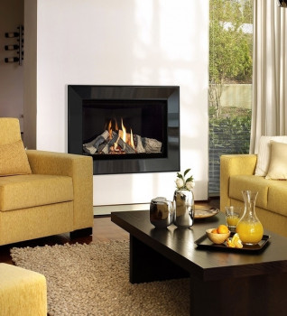 Aleesia HE High Efficiency Wall Mounted Gas Fire from The Collection by Michael Miller