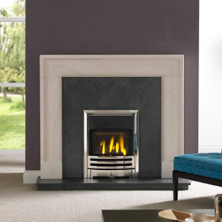 Penman Collection 51-inch Arlington Limestone Fireplace
