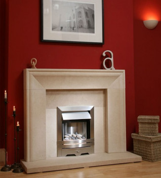 Oxford Limestone Fireplace Package With Gas Fire