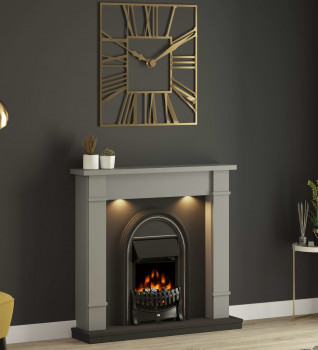 Flare Broadwell Electric Fireplace Suite