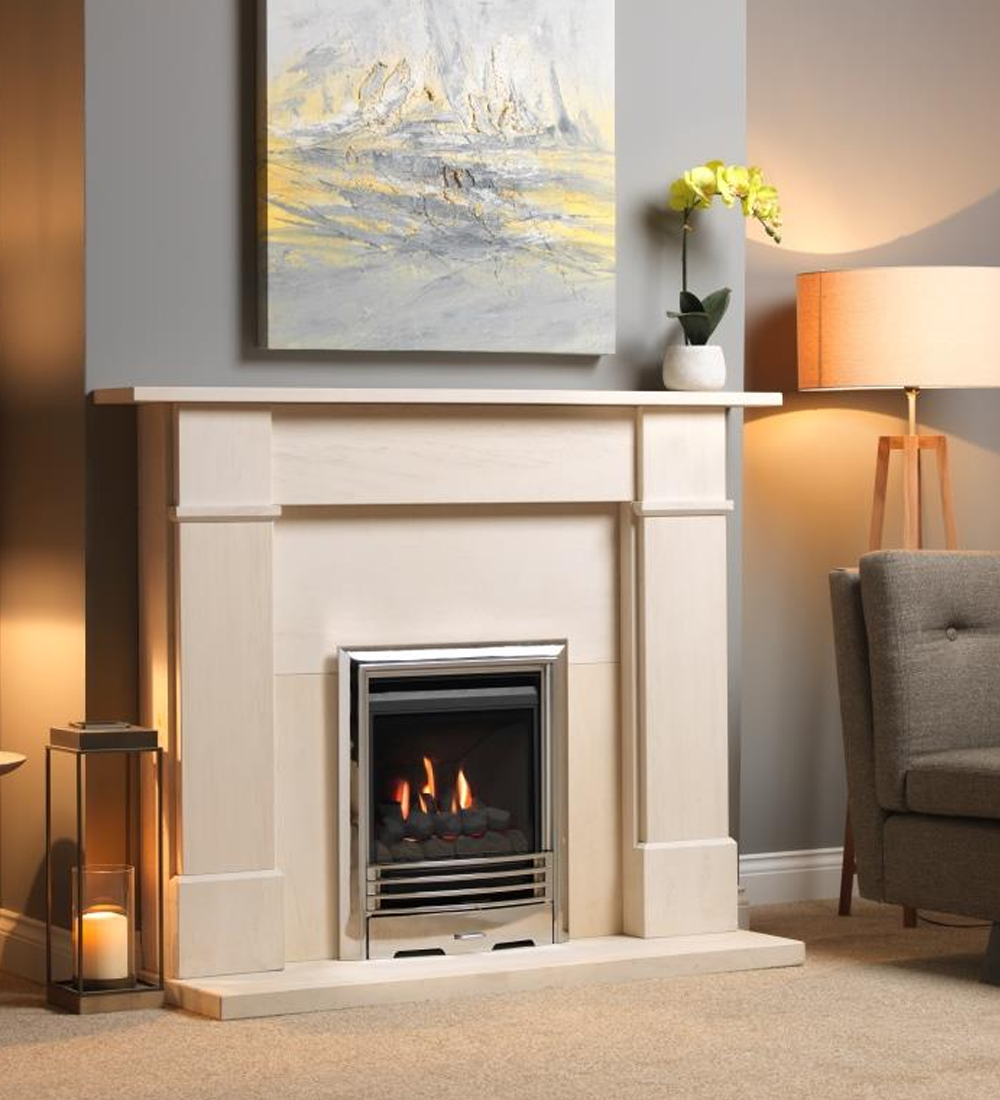 Tall Fire Inset Burley Langton Inset Balanced Flue Gas Fire | Direct Fireplaces