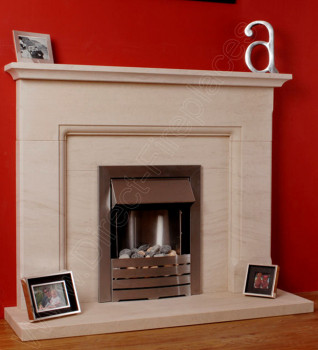 Cadiz Limestone Fireplace Package With Electric Fire