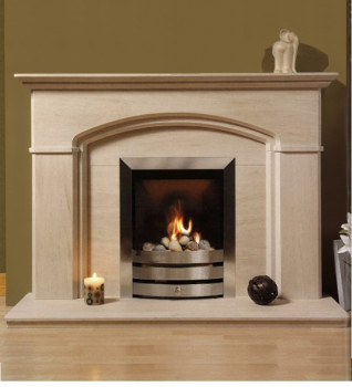 Canterbury Limestone Fireplace