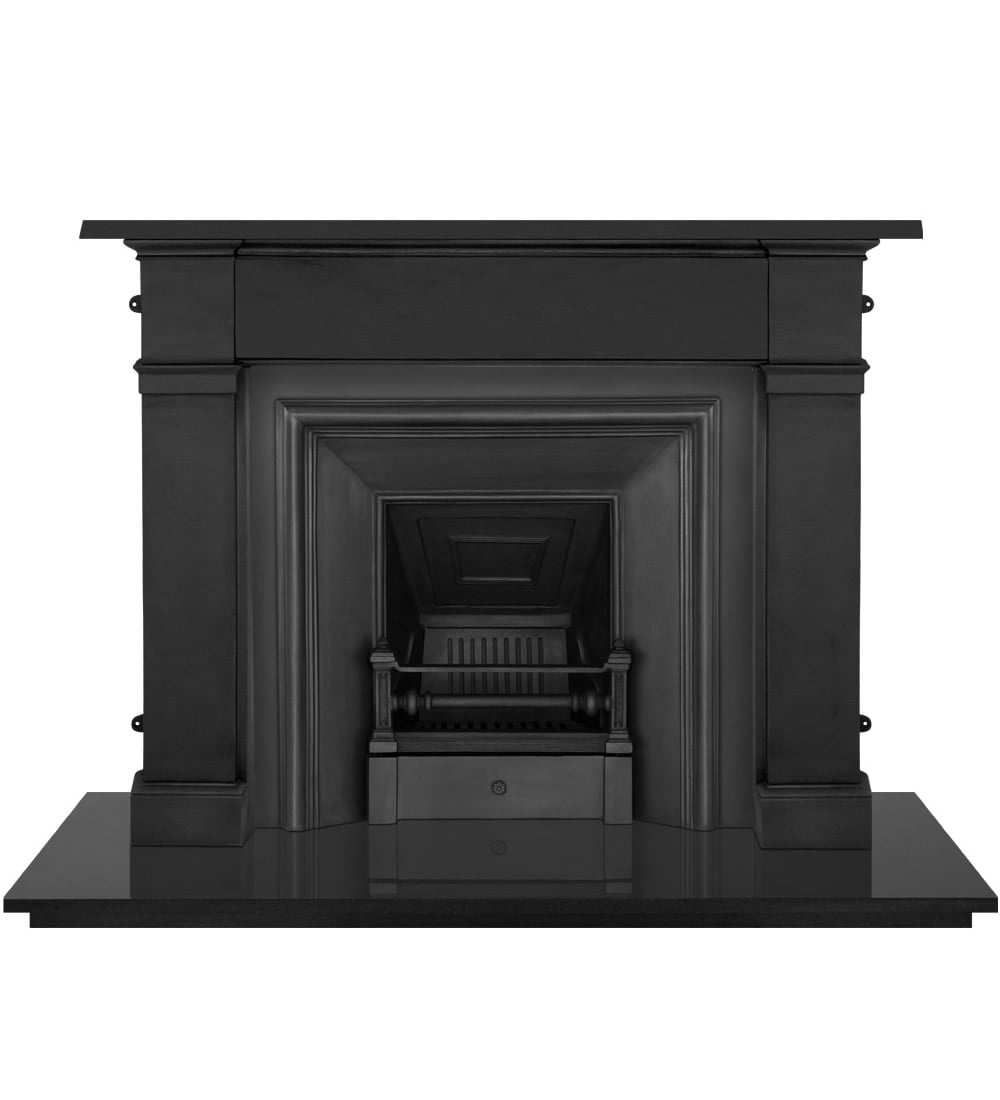 Carron Royal Cast Iron Fire Insert - Black finish