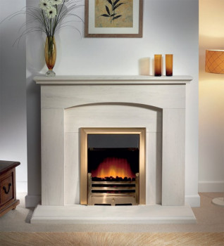 Cartmel Limestone Fireplace Package With Electric Fire