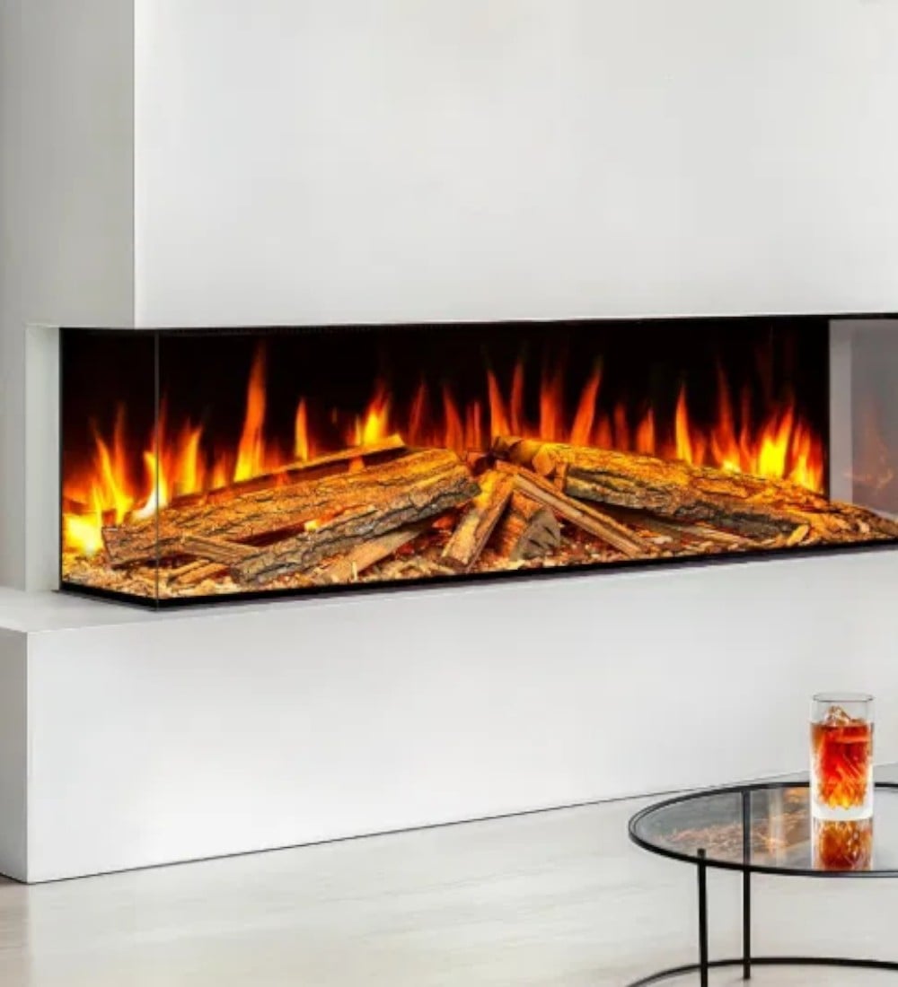 Celsi DLX Electriflame 1250 Hole in the Wall Electric Fire