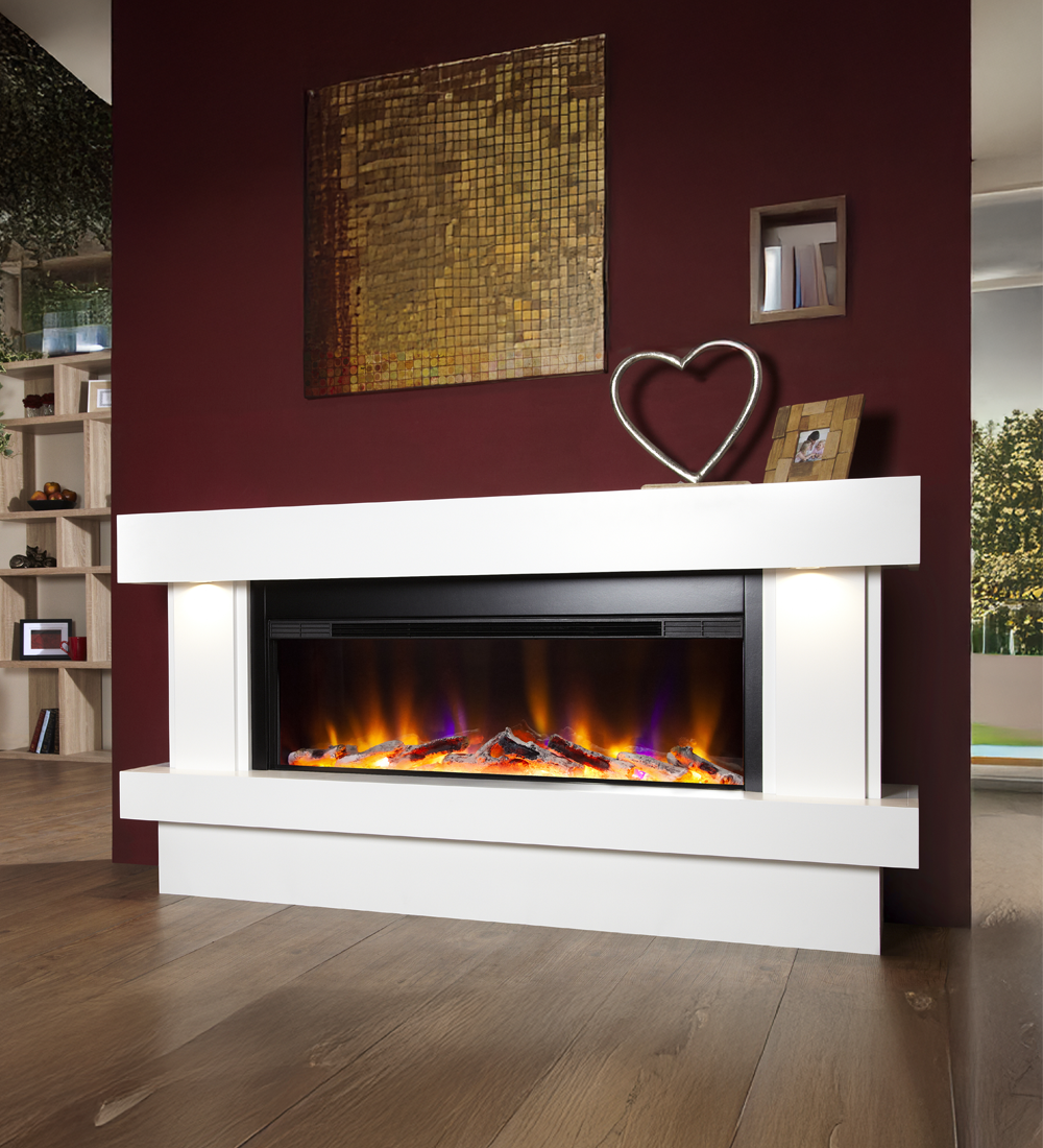 その他 Classic Fireplace [Blu-ray] Aga Rayburn Stratus Tru View 125 Electric Fireplace | Direct