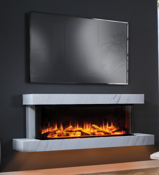 Katell Cento Deep Italia Wall Mounted Electric Fireplace