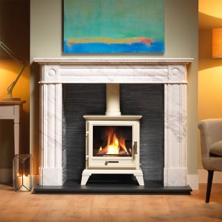 Gallery Collection Chiswick Carrara Marble Fire Surround