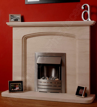 Cotswold Limestone Fireplace Package With Electric Fire