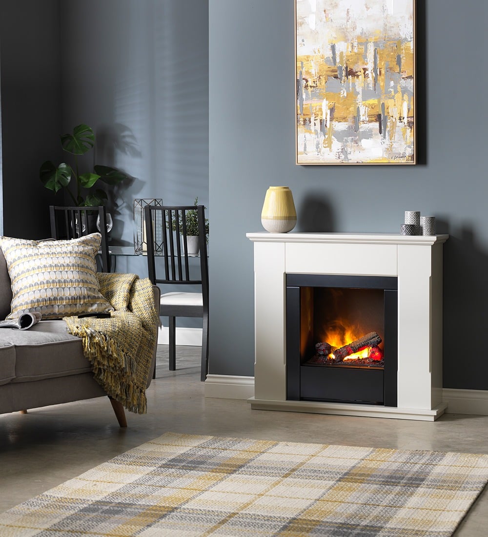 Dimplex Burnham Optimyst Electric Fireplace Suite