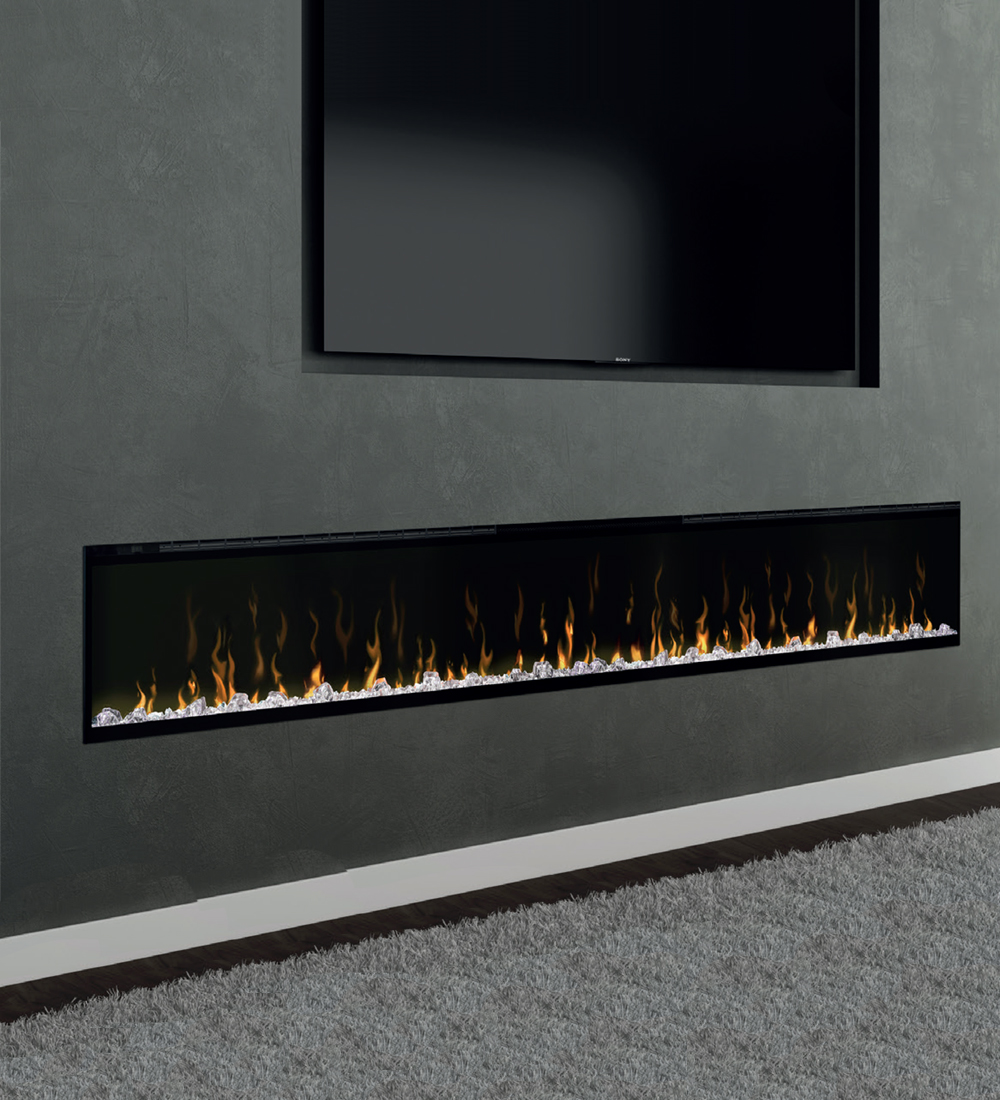 External Inset Wall Dimplex Ignite XLF100 Optiflame Inset Wall Fire | Direct Fireplaces