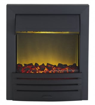 Eclipse Black LED Inset Electric Fire