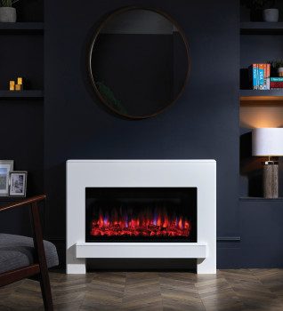 Suncrest Eggleston 45 Inch Electric Fireplace Suite