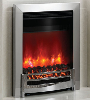 Elgin & Hall Ember Inset Electric Fire - Chrome Finish