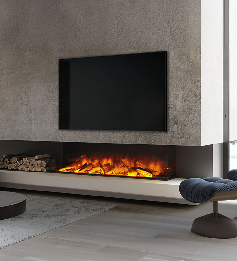 Evonic E-Series E1500 Hole in the Wall Electric Fire
