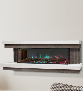 Evonic Espire 150 Wall Mounted Electric Fire Suite