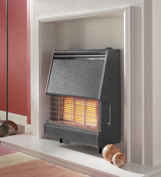 Flavel Firenza Black Outset Gas Fire — Direct Fireplaces