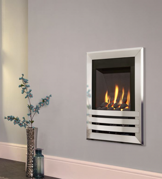 Flavel Windsor Contemporary Hole in the Wall Gas Fire with Coal Effect