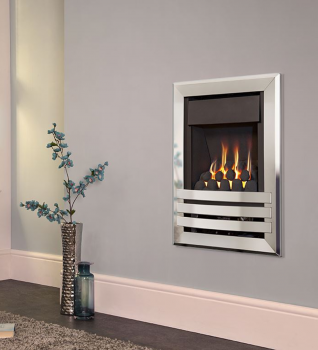 Flavel Windsor Contemporary Plus Hole in the Wall Gas Fire - Coal Effect