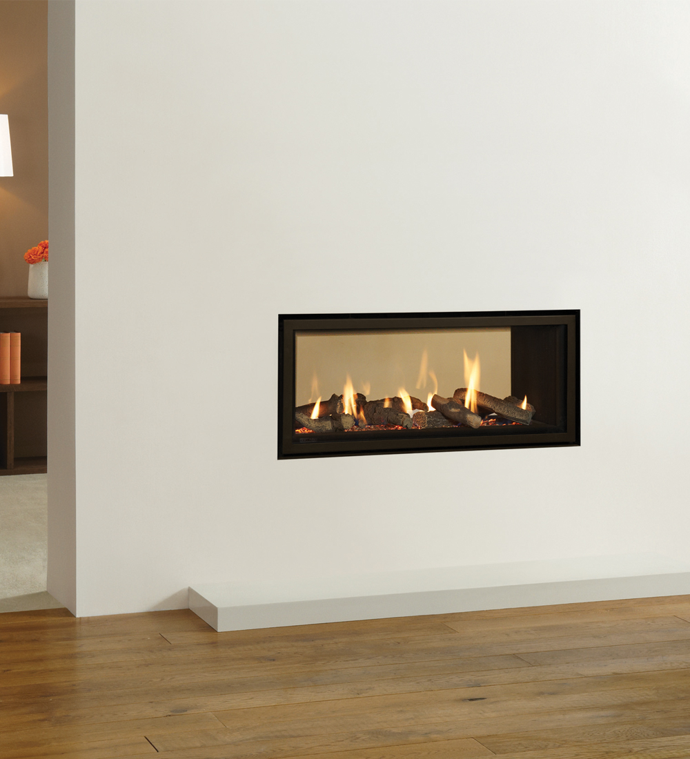 Tall Fire Inset Double Sided Gas Fire Inserts Ashlett Insert British Fires