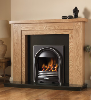Hanley Fireplace Wooden Package with Electric Fire