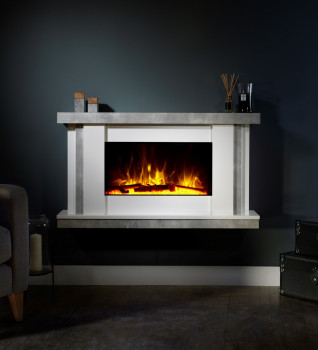 OER Flametek Juno Electric Fireplace Suite