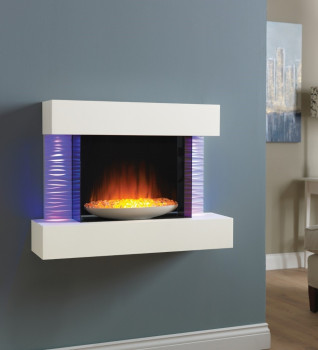 Flamerite Luma 900 with Bowl Wall Mounted Electric Fire