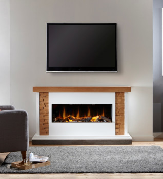 OER Madison 1000 Electric Fireplace Suite
