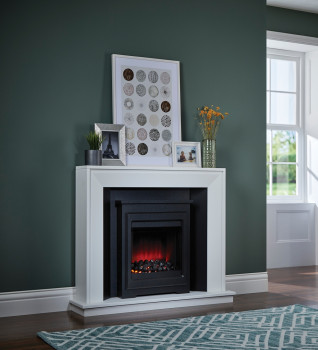 Suncrest Mayford 41 Inch Electric Fireplace Suite