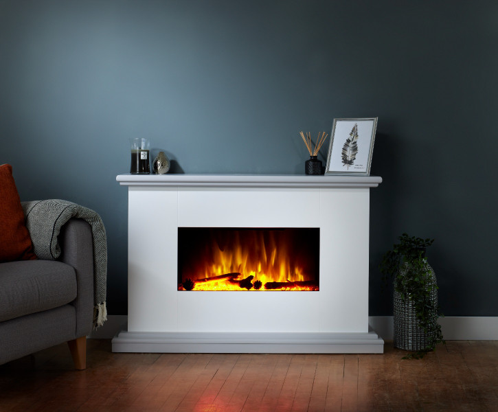 OER Flametek Midi Electric Fireplace Suite