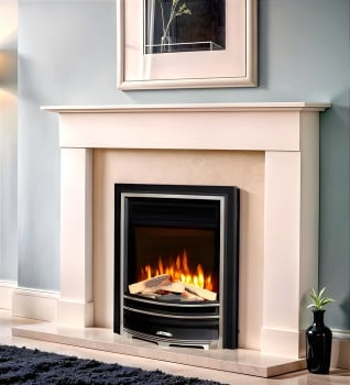 Flavel Proflame Arcadia Chrome Inset Electric Fire