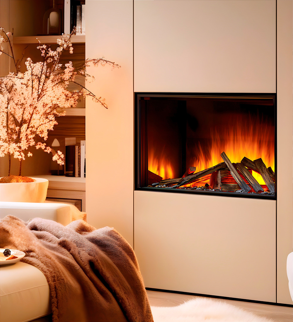 Tall Fire Inset Solution Fires LUX650 Inset Electric Fire | Direct Fireplaces