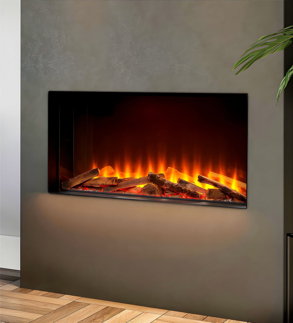 Solution Fires Etronic 800 Slimline Media Wall Electric Fire