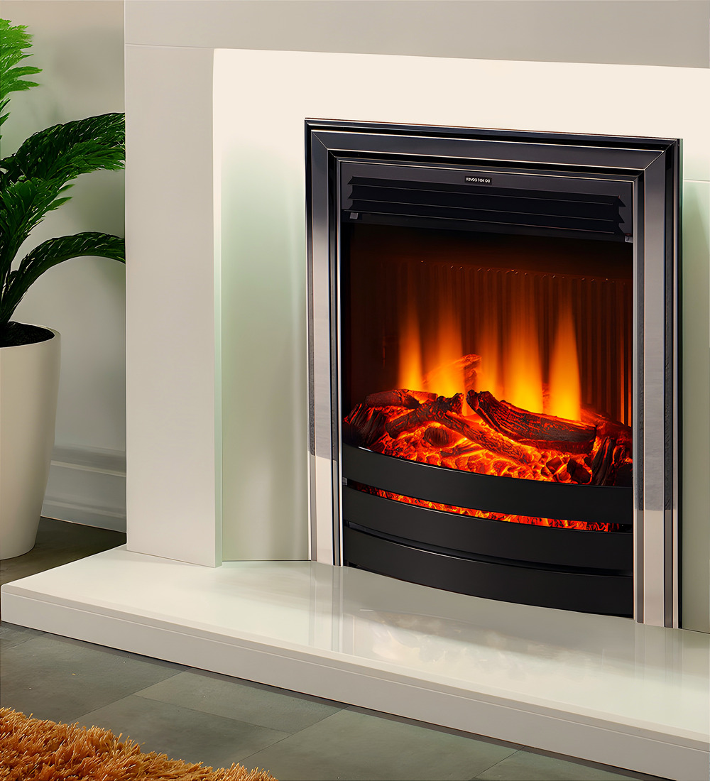 Tall Fire Inset Solution Fires SLE43i Inset Electric Fire | Direct Fireplaces