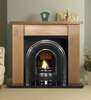 Pureglow Stanford Surround with Langley Cast Iron Insert