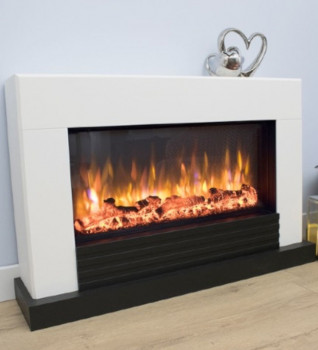 Suncrest Raby 48 Inch Electric Fireplace Suite