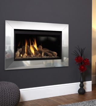 Rocco Silver Hole In The Wall Gas Fire