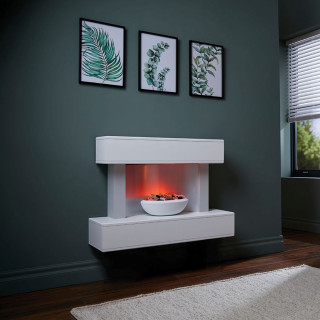 Suncrest Purley 39 Inch Electric Fireplace Suite