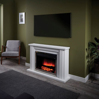 Suncrest Vermont 46 Inch Electric Fireplace Suite