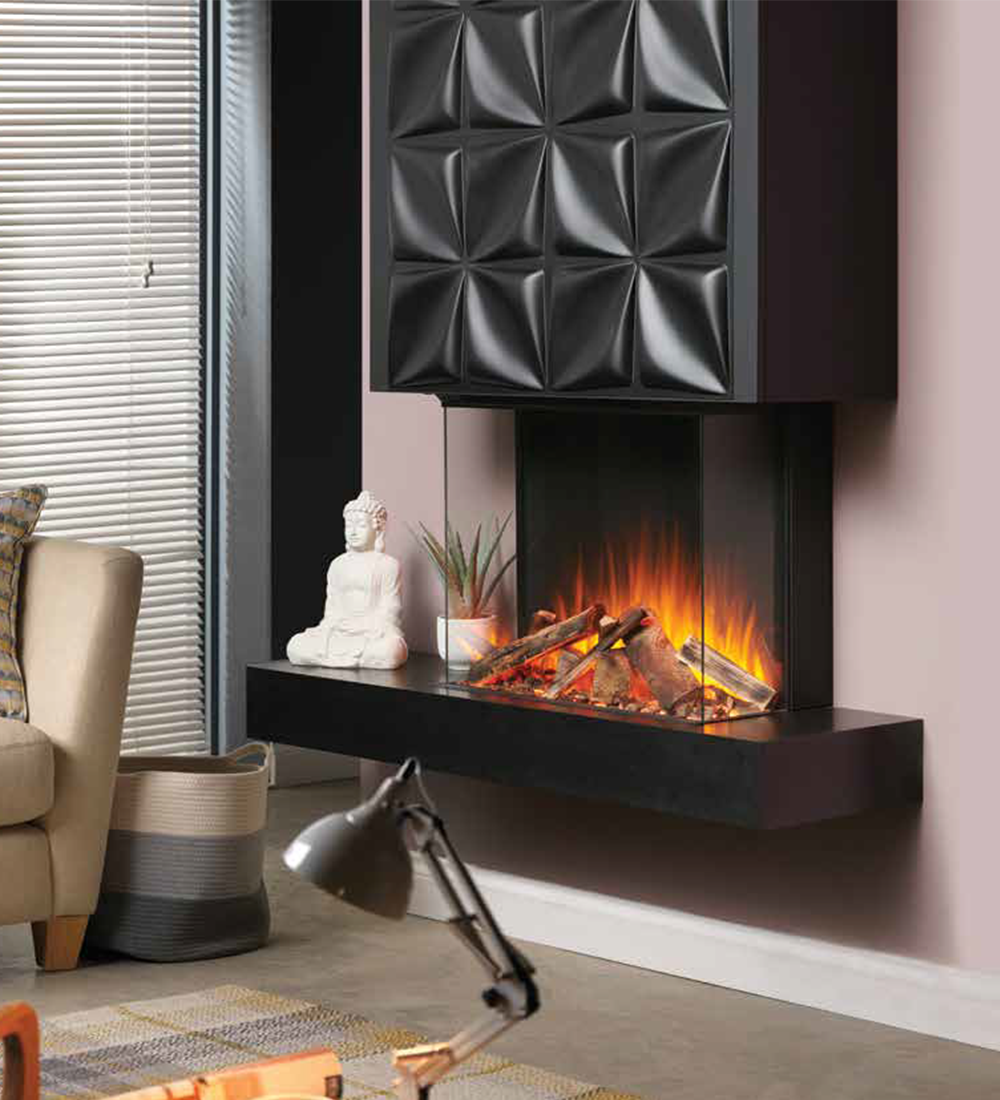 Tall Fire Inset Solution Fires SLE75 Inset Electric Fire | Direct Fireplaces
