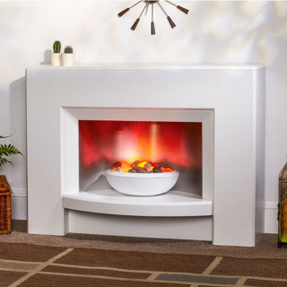 Suncrest Stockeld 42-inch Electric Fireplace Suite