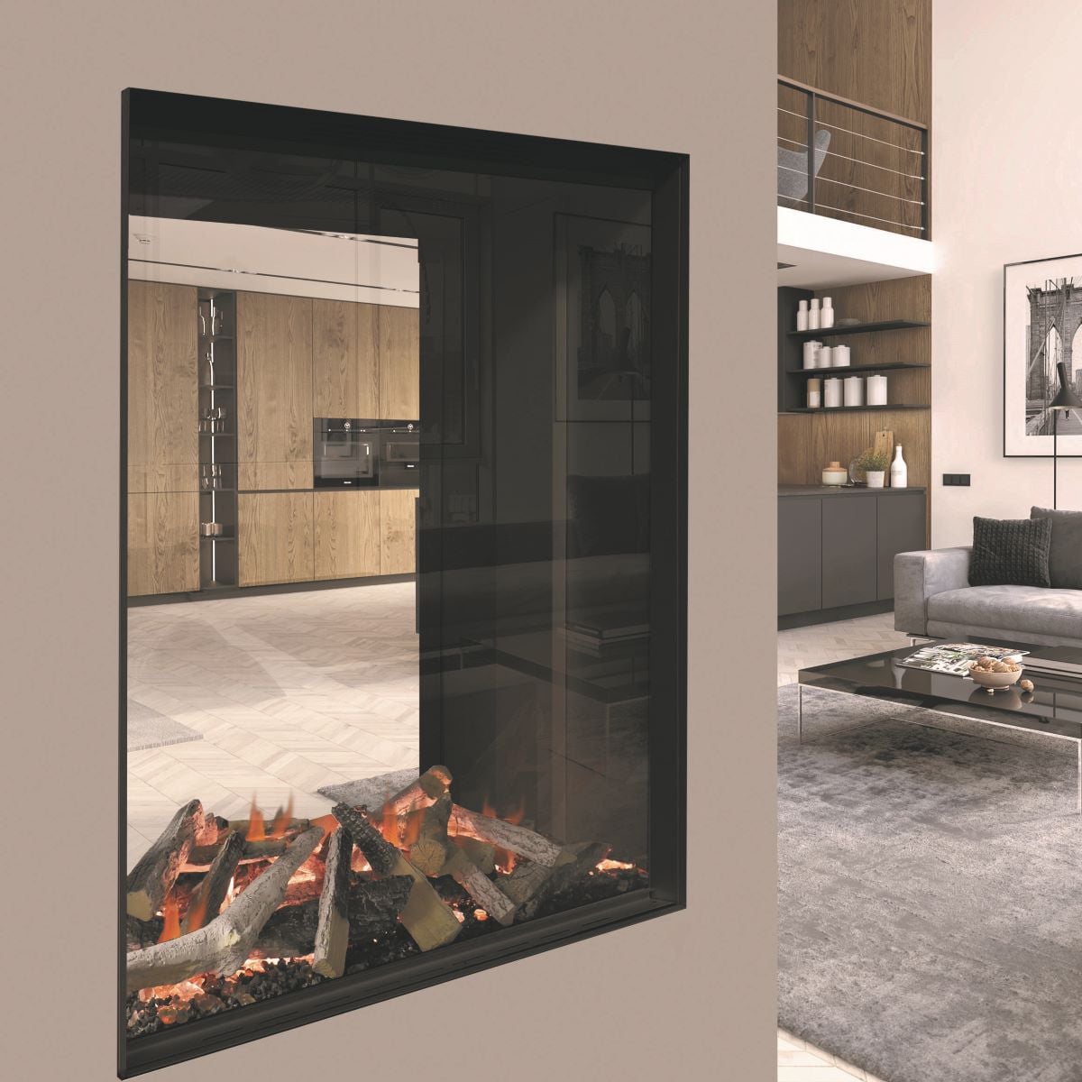 Evonic Halo 810 DS Built-In Electric Fire