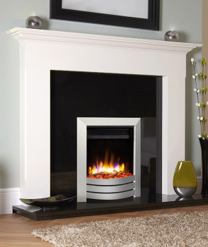 Ultiflame VR Camber Electric Fire - Satin Silver

