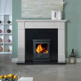 Penman Collection 57-inch Velletri Limestone Fireplace