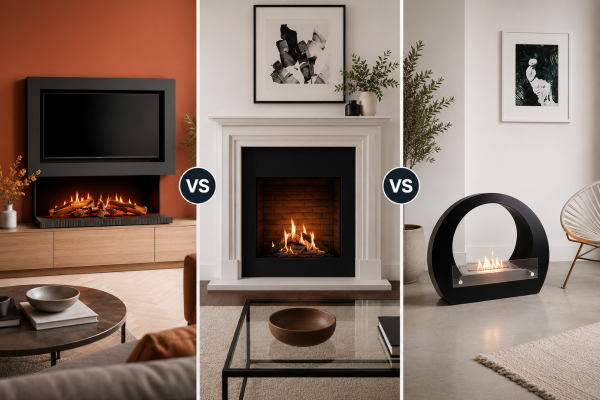 Electric vs Gas vs Bioethanol Fires: Which Is Right for Your Home?