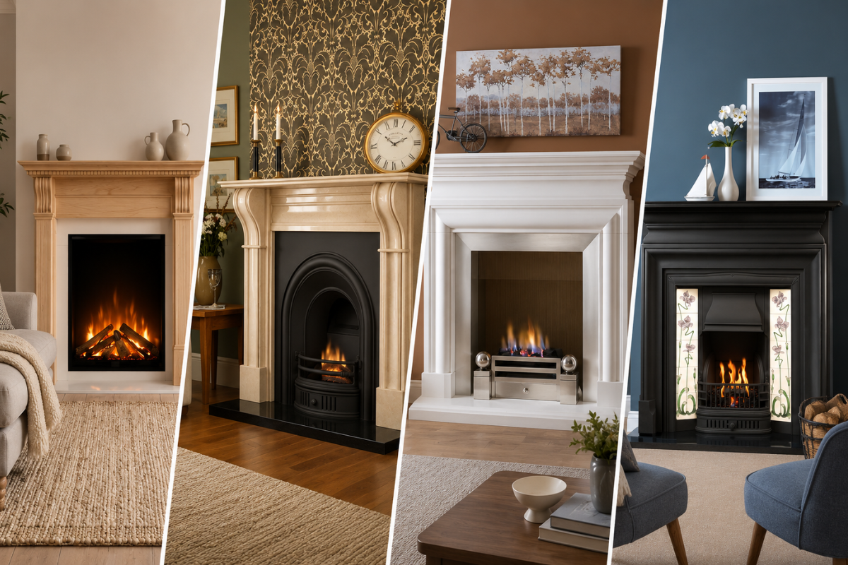 Which Fireplace Surround Material Should You Choose? (Wood, Marble, Limestone &amp; More)