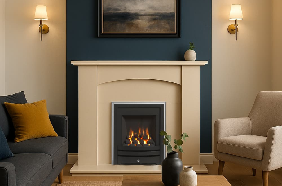 The Best Stone Fireplaces for Contemporary Living Rooms